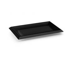 Lacor - 63541 - Bandeja Rectangular De Melamina Classic 26x16x2cm- Negro