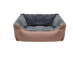 Cama acolchada doubleface para perros y gatos “Love”