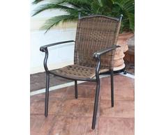DL - Sillon ALU.Toledo Marron