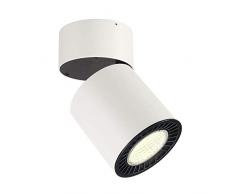 SLV Blanco Techo SUPROS CL/Foco led, luz de inundación, luminaria de Superficie, iluminación de Interior / 4000 K 36 W 3520 LM 60 Grados