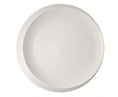 Villeroy & Boch 10-4264-2990 NewMoon-Placa de presentaciÃ³n (Porcelana, Apto para lavavajillas), Color Blanco, Porcelain Premium
