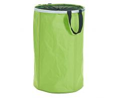 Zeller 13211 canasta para ropa de poliéster, ø 40 x 60 cm, color: verde