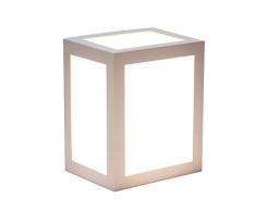 V-TAC LÃ¡mpara de pared moderna para exteriores, IP65, resistente al agua, carcasa blanca, lÃ¡mpara de pared para jardÃ­n, garaje, pasillos, puertas, 12 W, 4000 K, luz blanca diurna