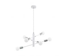 EGLO 98016 lámpara colgante E27, 60 W, Blanco