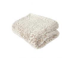 Sleepdown Manta de Piel sintÃ©tica de Tono de Lujo sobre el sofÃ¡ sÃºper Suave y cÃ¡lida Manta de Cama con â 150 cm x 200 cm