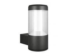 LEDVANCE O FACADE LANTERN 12 W 3000 K IP54 GY Aplique de pared para exterior Gris LED - IluminaciÃ³n al aire libre (Aplique de pared para exterior, Gris, Aluminio, IP54, I, LED)