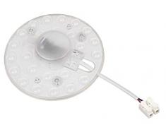 McShine - Juego de lámparas LED de techo (12 W, 1200 lm, 12 cm de diámetro, blanco neutro, 4000 K, para lámparas de techo y de pared)