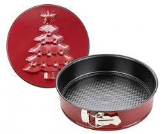 Zenker 6006 - Molde para tartas con base extraÃ­ble (hierro), diseÃ±o de Ã¡rbol