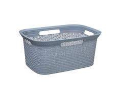 Cesto para ropa 45L Scandinave gris