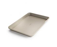 Oxo Good Grips - 11160000UK - Bandeja Anti-adherente, para Horno Profesional, 25,4 x 2,5 x 38,1 cm, Color Dorado, Acero, Dorado, 2.794 x 25.4 x 38.1 cm