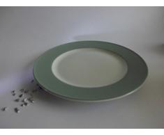 Dibbern Solid Color 2001900045 - Plato de porcelana (diÃ¡metro: 19 cm), color verde