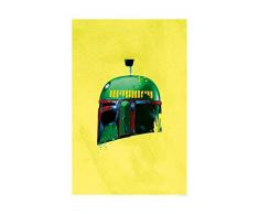 Komar Wandbild Von Star Wars Classic Helmets Boba Fett | Kinderzimmer, Jugendzimmer, Dekoration, Kunstdruck | ohne Rahmen | WB092-50x70 fotomural, carbÃ³n