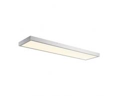 SLV luminaria de superficie de techo PANEL DALI / Foco led, luz de inundaciÃ³n, luminaria de superficie, iluminaciÃ³n de interior / 4000Â K 43Â W 3400lm gris regulable 90 grados
