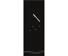 Eurographics Swirly Lines Luxury 30x80 Pizarra Magnética, Negro, 80 x 30 x 2 cm