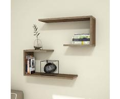 MINAR by Homemania Estante, Estante J2, Nuez