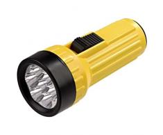 HamaFL100A Torch Amarillo - Linterna (Amarillo, AA Mono, 85 mm, 58 mm, 136 mm)