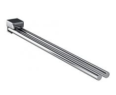 Emco Trend toallero Cromo, toallero de 2Â Brazos, orientable, para Montaje en Pared, Longitud 450Â mmÂ âÂ 025000145