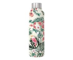 Quokka Solid - Seafoam 510 ML | Botellas De Agua Acero Inoxidable Sin BPA |Botella Térmica De Doble Pared - Mantiene el frÃo y el calor para Niños y Adultos