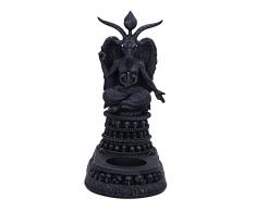 Nemesis Now Baphomets Devotion - Portavelas para tÃ©, Color Negro, 17 cm