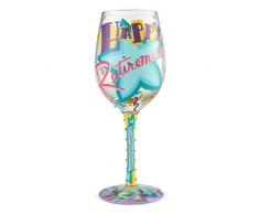 Enesco Lolita 6002442 - Copa de vino, Feliz retiro