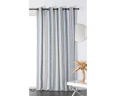 Linder 513/45/375FR/145 x 265 - Cortina con Ojales (poliÃ©ster, 145 x 265 cm), Color Azul