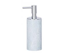 Wenko – Dispensador de jabón dispensador de jabón Sky de Capacidad 0.14 L, polirresina, Azul Claro, 7.5 x 6 x 17,5 cm