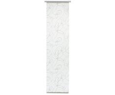 Gardinia Cortina de Panel (1Â Pieza), Deslizante, Opaco, Cortina de Panel de Tela Lavable, 60Â x 245Â cm (WxH), poliÃ©ster, Curling White/Grey, 245 x 60 x 0.021000000000000001 cm
