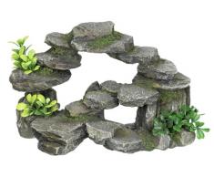 Nobby Rocky Arco con plantas acuario adornos, 26,5 x 15 x 16,5 cm