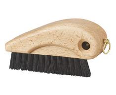 Henson Cepillo de Madera para Cochecito de bebé de Seda Natural, Mango de Madera