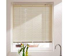 madecostore - Estor Veneciano (Aluminio, 75 x 175 cm), Color Beige