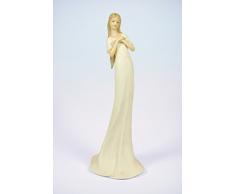 Caprilo Figura Decorativa Resina Mujer Cruzada De Brazos Figuritas. 13 X 11 X 35 Cm.