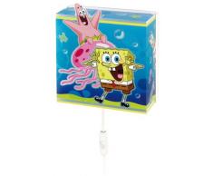 Dalber 75508 - Lámpara de pared para habitación infantil, diseño de Bob Esponja