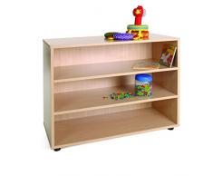 Mobeduc Mueble Infantil Bajo estantería, Haya, Haya, 90x40x76.5 cm