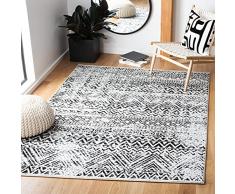 Safavieh Delilah Bohemian Area Alfombra Tejida de Polipropileno 160 x 230 cm Marfil/carbón.