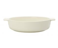 Villeroy & Boch Cooking Elements - Bandeja Redonda para Horno (24 cm), Color Blanco