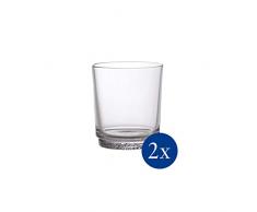 Villeroy & Boch 11-3697-8145 Its my Match Vaso, 2 Piezas, Elegante Juego de Vasos de Agua de Cristal, Apto para lavavajillas, Claro, 380Â ml