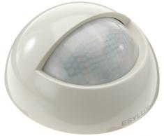 ESY-LUX EM10041006 - Sensor de movimiento de 200Â°, 2300 W, IP55, color blanco