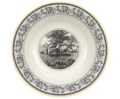 Villeroy & Boch Audun Ferme Ensaladera, Porcelana Premium, Blanco/Gris