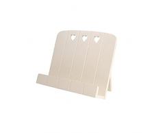 T&G TandG - Soporte para Libro de Cocina, Color Crema