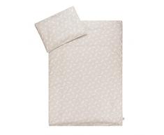 Julius Zöllner Jersey - Ropa de Cama Infantil de 100 x 135 + 40 x 60 cm, Juego de 2 Piezas de Funda nórdica y Funda de Almohada, 100 % algodón, con Cremallera, Standard 100 by Oeko-Tex, Twiggy