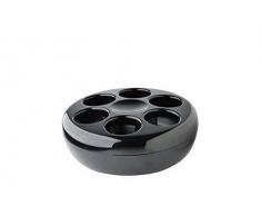 Helios Pure plÃ¡stico Enfriador de Botellas para 6Â Botellas, plÃ¡stico, Negro, 30 x 30 x 10.9 cm