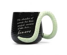 Taza Harry Potter Basilisco - Taza desayuno 3D - Taza cerÃ¡mica 400 ml - Taza te - Taza cafÃ© - Licencia oficial
