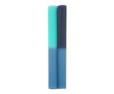 Hermosas velas de cena cónicas ombre sin perfume, regalo de Navidad ideal para ella o él, paquete de 2 unidades