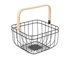 Lacor 61137 Frutero de Varillas Cuadrado, Hierro, Acero