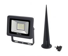 LED Foco estaca, 10 W, 800 lúmenes, IP65, antracita