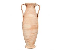 Biscottini JarrÃ³n Terracota Toscana 100x38x42 cm | Macetas de Terracota Grandes Hechas a Mano | Ãnforas de jardÃ­n Decorativas y funcionales