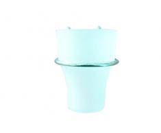 MSV Vaso, Cromado, Transparent/Silber, 10x7x7 cm