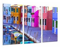 Poster FotogrÃ¡fico Casas de Colores,Ciudad Burano, Venecia, Italia TamaÃ±o total: 97 x 62 cm XXL