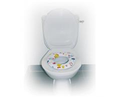 MSV 140425 Asiento para Inodoro con Tapa para Ropa de niÃ±os PVC Suave, y Blanco 27 x 5,5 x 28,5 cm