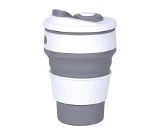 Helio Ferretti Vaso de Silicona Plegable, Gris